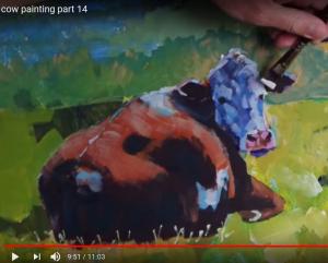 Cow Painting - Video part 14